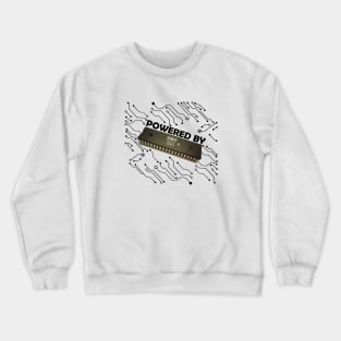 Powered by the 6502 CPU Crewneck Sweatshirt